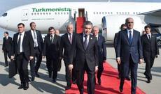Türkmənistan Prezidenti Qurbanqulu Berdiməhəmmədov Azərbaycana səfərə gəlib