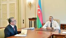 Prezident İlham Əliyev Bakı Şəhər İcra Hakimiyyətinin başçısını qəbul edib