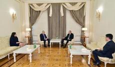 Prezident İlham Əliyev Əsas Amerika Yəhudi Təşkilatlarının Prezidentləri Konfransının icraçı sədr müavinini qəbul edib