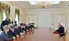 Prezident İlham Əliyev Rusiyanın Şimali Qafqaz respublikalarından olan bir qrup müsəlman din xadimindən ibarət nümayəndə heyətini qəbul edib