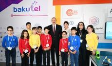 Prezident İlham Əliyev “Bakutel-2019” sərgisi ilə tanış olub