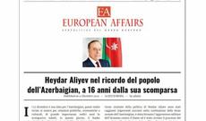 İtaliya qəzeti: Heydər Əliyev Azərbaycan-İtaliya strateji tərəfdaşlığına aparan yolun əsasını qoyub