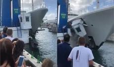 Abramoviçin sifarişi ilə inşa edilən yaxta qəzaya uğradı