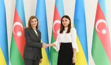 Azərbaycanın Birinci vitse-prezidenti Mehriban Əliyeva Ukraynanın birinci xanımı Yelena Zelenskaya ilə görüşüb