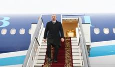 Prezident İlham Əliyev Rusiya Federasiyasına səfərə gəlib