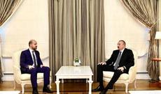 Prezident İlham Əliyev Dünya Etnoidman Konfederasiyasının sədrini qəbul edib