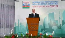 Azərbaycan Prezidenti İlham Əliyev 2019-cu ilin idman yekunlarına həsr olunan mərasimdə iştirak edib