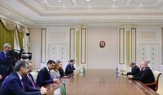 Prezident İlham Əliyev Türkiyənin Ticarət nazirinin başçılıq etdiyi nümayəndə heyətini qəbul edib