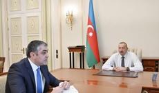 Prezident İlham Əliyev Nəqliyyat, Rabitə və Yüksək Texnologiyalar nazirini qəbul edib