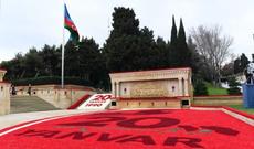 Prezident İlham Əliyev 20 Yanvar şəhidlərinin əziz xatirəsini yad edib