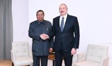 Davosda Prezident İlham Əliyev ilə OPEC-in baş katibi Məhəmməd Barkindonun görüşü olub