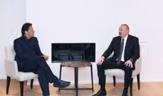 Prezident İlham Əliyev Davosda Pakistanın Baş naziri ilə görüşüb