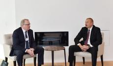 Prezident İlham Əliyev Davosda “Equinor” şirkətinin baş icraçı direktoru ilə görüşüb