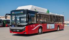 Bakıya yeni 18 metrlik avtobuslar gətirildi