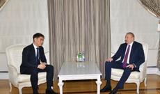 İlham Əliyev Qırğızıstanın Xarici İşlər nazirini qəbul edib
