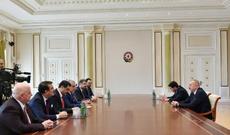 Prezident Türkiyə Parlamentinin nümayəndə heyətini qəbul edib