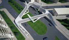 Bakıda möhtəşəm asma körpü tikilir