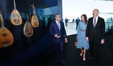 Prezident və xanımı sərgi ilə tanış olublar