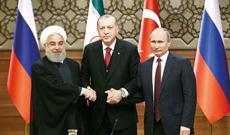 Ərdoğan-Putin-Ruhani arasında kritik görüş