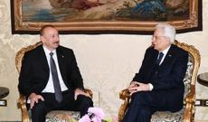 Azərbaycan və İtaliya prezidentlərinin təkbətək görüşü