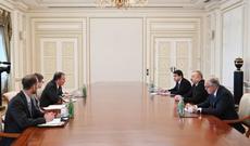 İlham Əliyev ABŞ rəsmisini qəbul edib