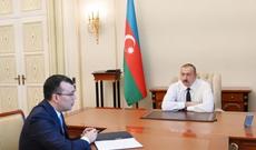 Prezident Sahil Babayevi qəbul edib
