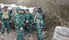 Məhər­rəm Əliyev və Elçin Quliyev Ermənistanla sərhəddə yerləşən hərbi hissəyə baş çəkiblər